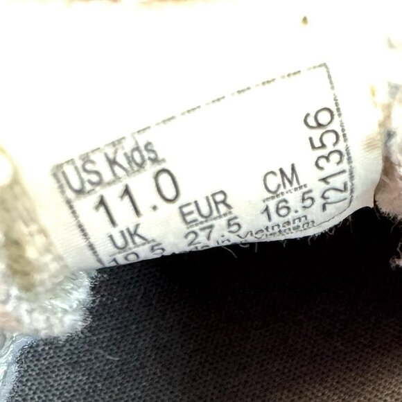 Vans Kids Unisex Toddler Size 11 Checkerboard Slip On Shoes Sneakers Canvas - Picture 8 of 9